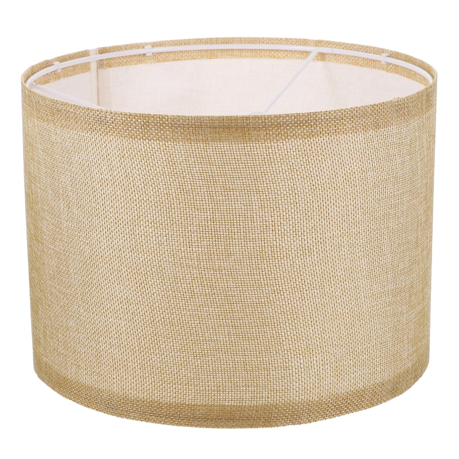 Luxemetals One Color Linen Drum Lampshade Replacement For Table And Floor Lamps