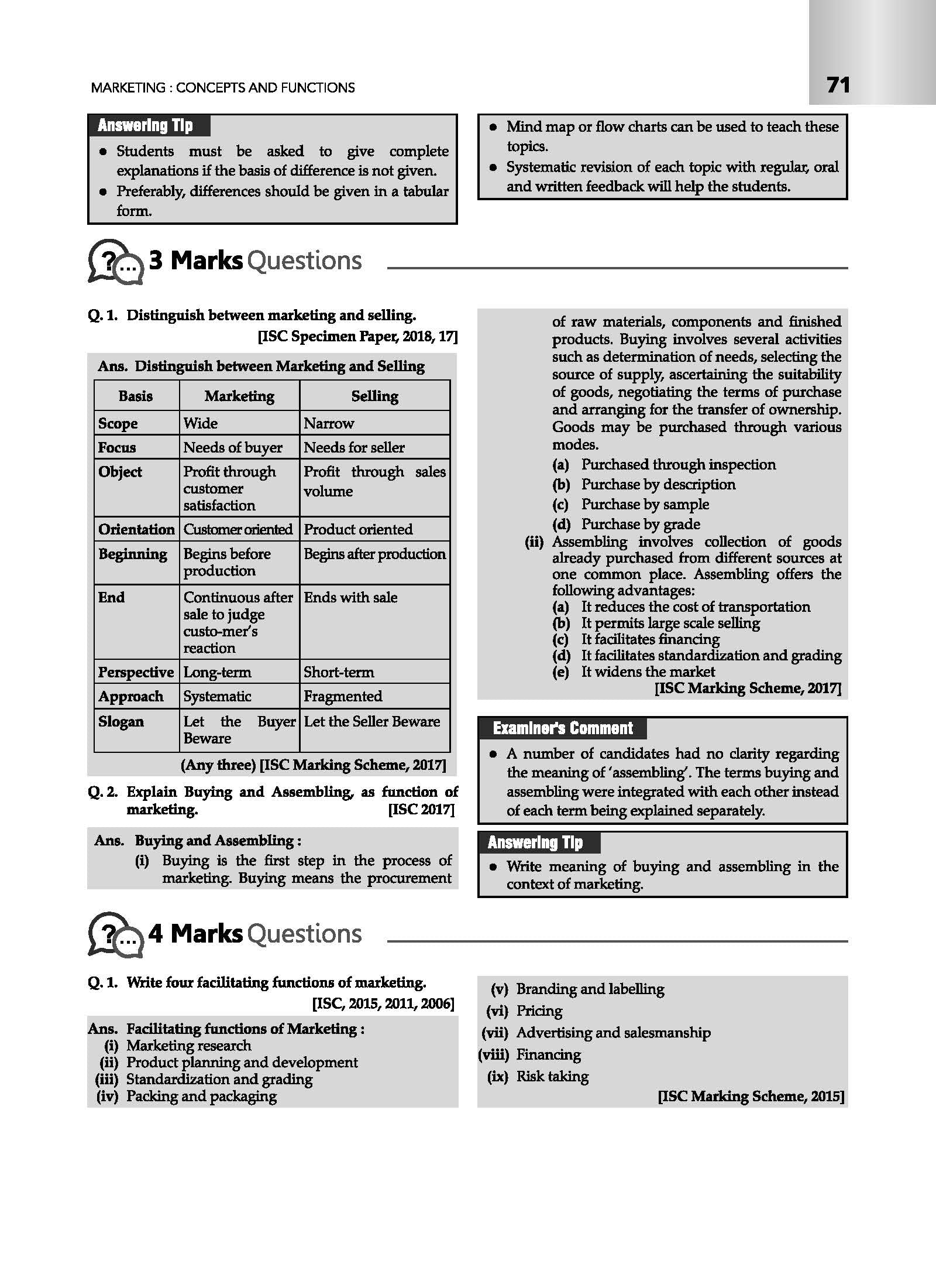 Oswaal ISC Chapter-wise & Topic-wise Question Bank For Semestar 2, Class 12,Commerce Book (For 2022 Exam) 3