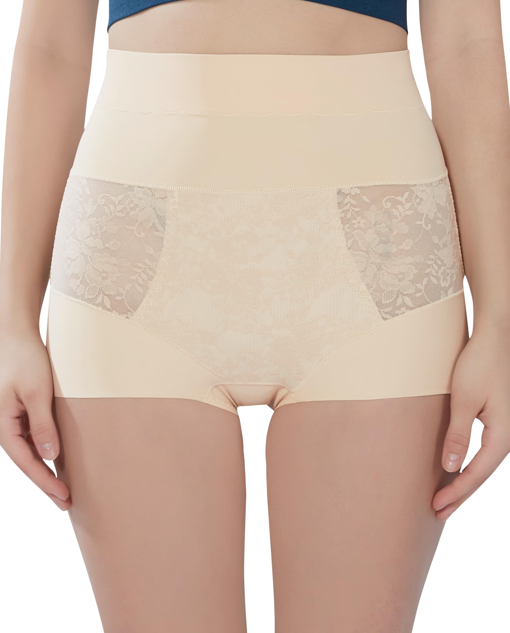 plumbury High Waist Tummy Control Full Coverage Postpartum Tummy Tucker Panty| Body Shaper| Slimming Shaper, Size M to XL-picture-3