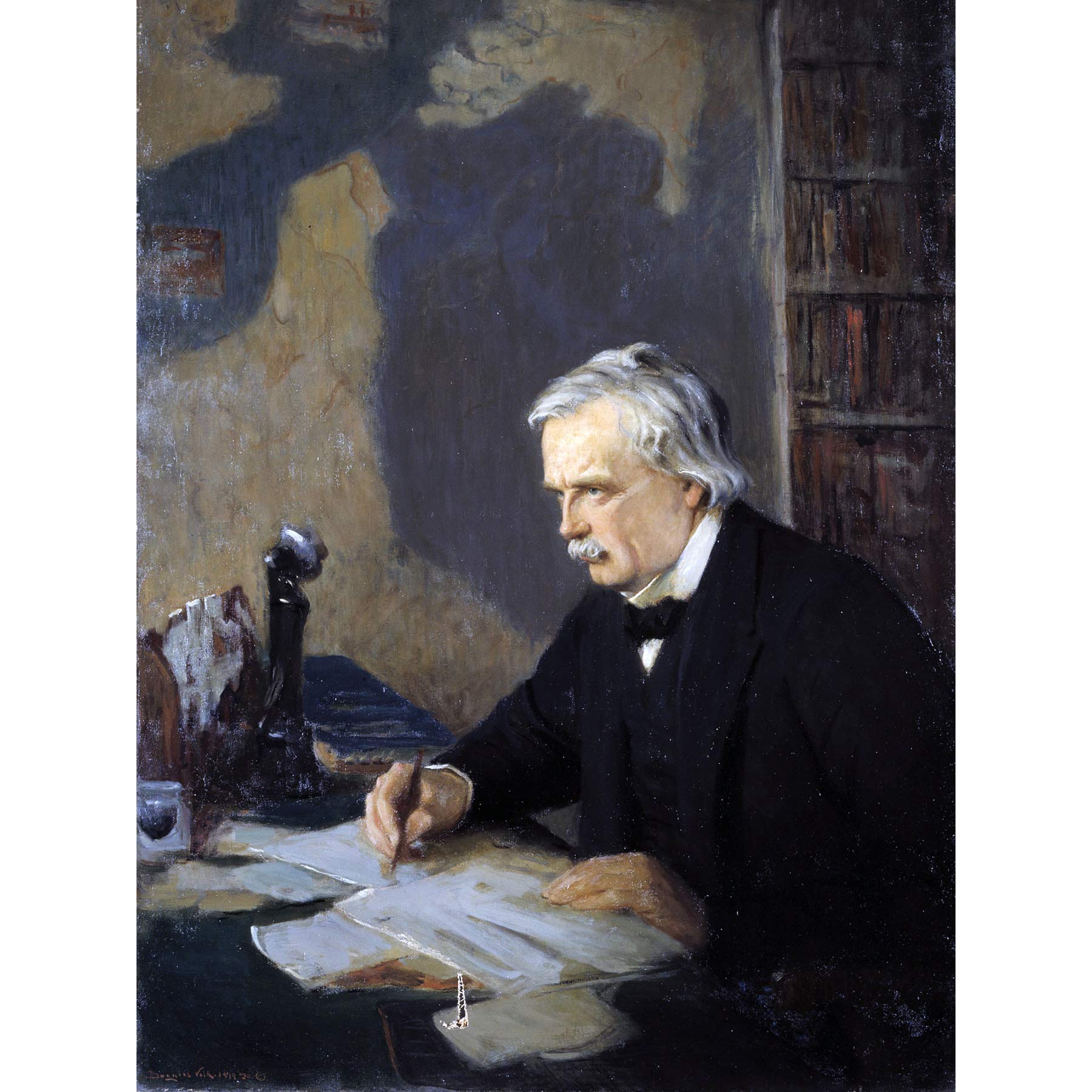 Volk Portrait Prime Minister David Lloyd George Painting Extra Large Art Print Wall Mural Poster Premium XL