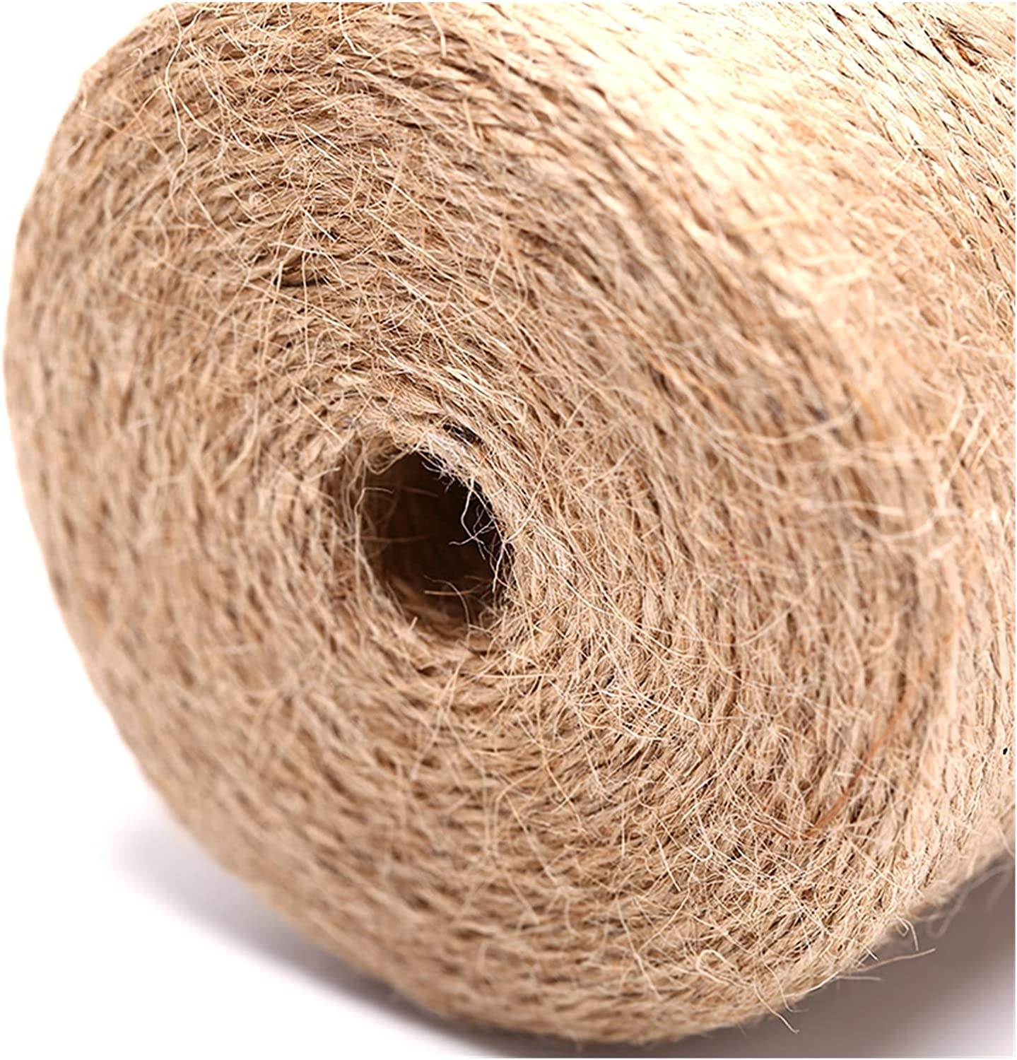 Naturalny sznurek jutowy, 50/80Meters DIY Jute Hemp Wedding Party Decoration