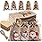 Homum 25 Pcs Christmas Burlap Gift Bags with Drawstring and Tags - 7x9 Inch Tiny Small Gift Bags for Xmas Candy and Christmas Supplies