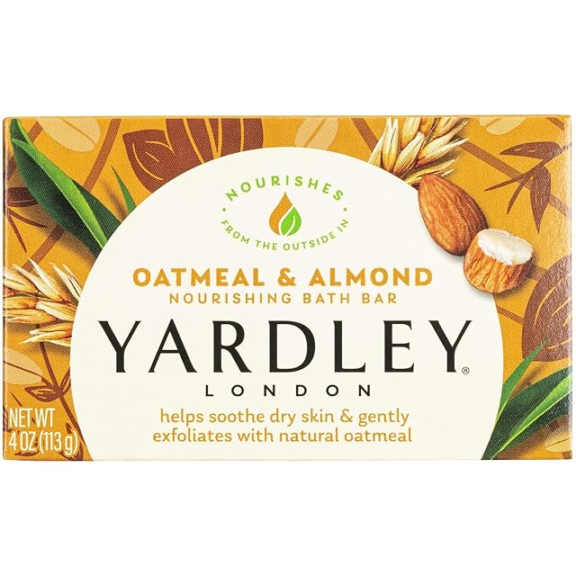 Yardley Oatmeal and Almond Naturally Moisturizing Bath Bar Pack of 20