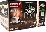 Evergreen Compostable Single Serve Coffee Pods - Dark Roast Bold Blend - 100% Arabica Beans (72 Count)