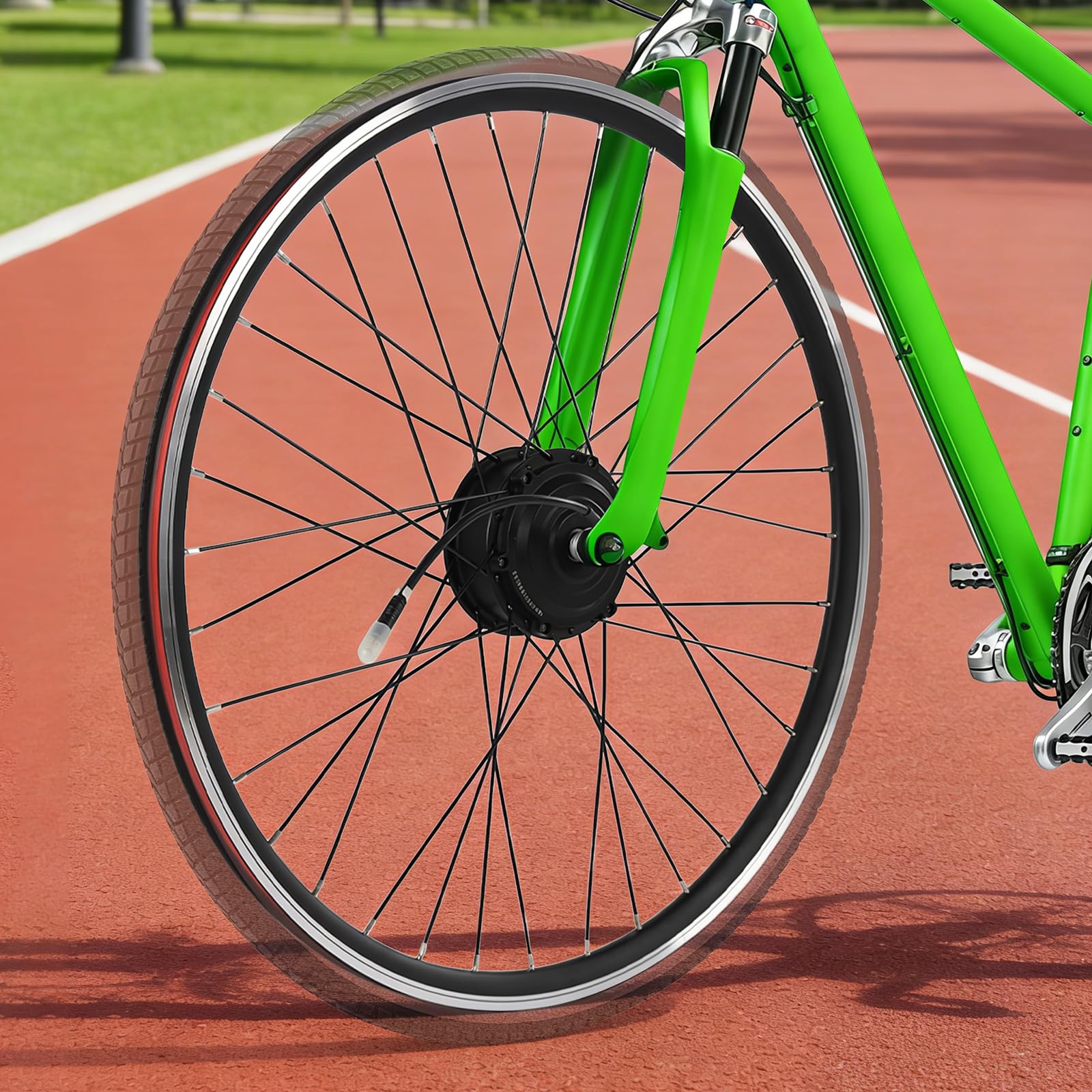 Kit de conversion de vélo électrique 700C / 28" / 29", moteur à engrenage sans balais 250 W avec 260 tr/min, kit de conversion de vélo électrique avec écran LCD et commande