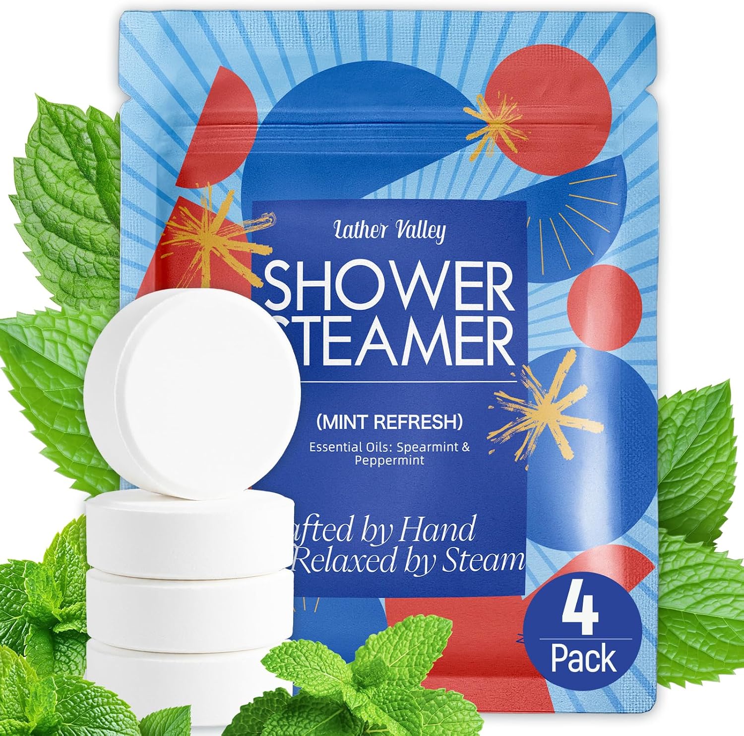 Aromatherapy & Sport Shower Steamers – 24 Pack Shower Bombs with 6 Scents, 100% Pure Essential Oils, Refreshing & Relaxing, Spa & Birthday Gifts for Women, Ideal Summer Self-Care & Father’s Day Gift