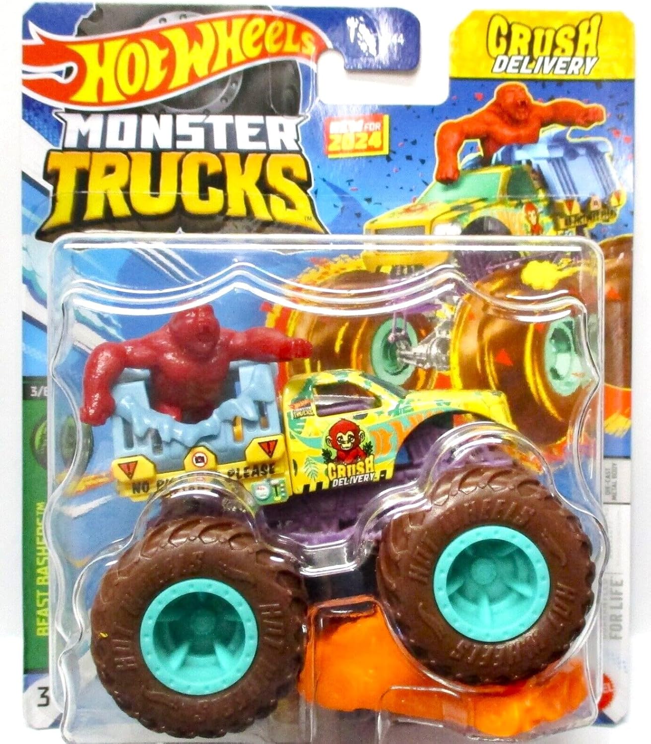 Hot Wheels Monster Trucks New for 2024 1:64 Scale (Imperial Shock Trooper)