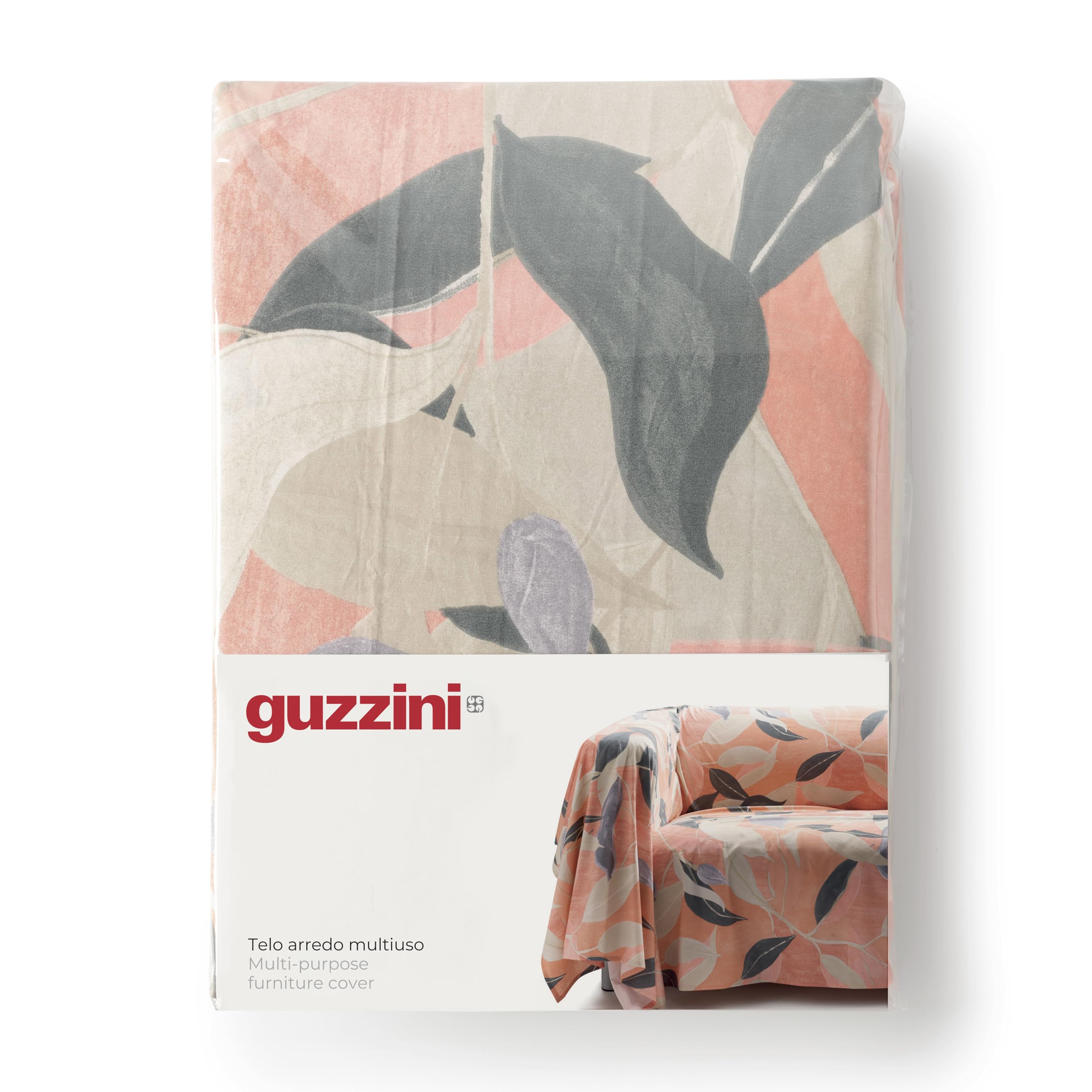 GUZZINI Classic - Telo Copritutto 270x270 Cm In Puro Cotone Percalle, Oeko-Tex, Multiuso Per Divano, Letto E Tavola