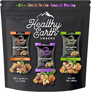 12 Low Calorie Vegetarian Recipes for Light Eating 59 Healthy Earth Snacks 3 Flavors Variety Pack, 24 Count | Mixed Nuts & Dri...