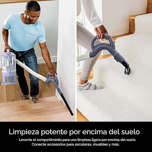 Miniatura 5 de Shark NV352 Navigator Lift Away - Aspiradora vertical, filtro HEPA, tecnología antialergénica, dirección giratoria, ideal para alfombras, escaleras