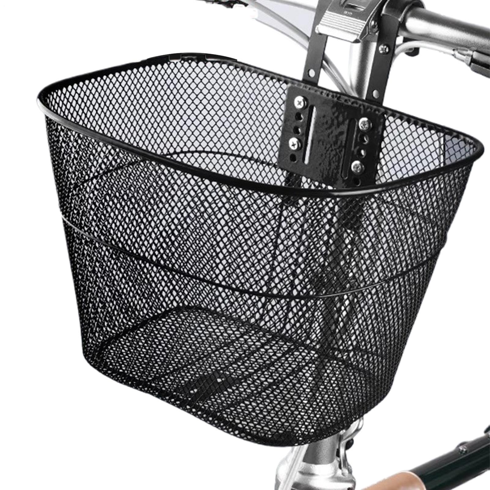 Bicycle Basket Front Detachable Mesh Storage Attachment