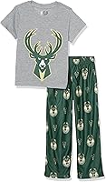 Vista 26 de Ultra Game Conjunto de pijama y camiseta oficial de la NBA de 2 piezas para jóvenes