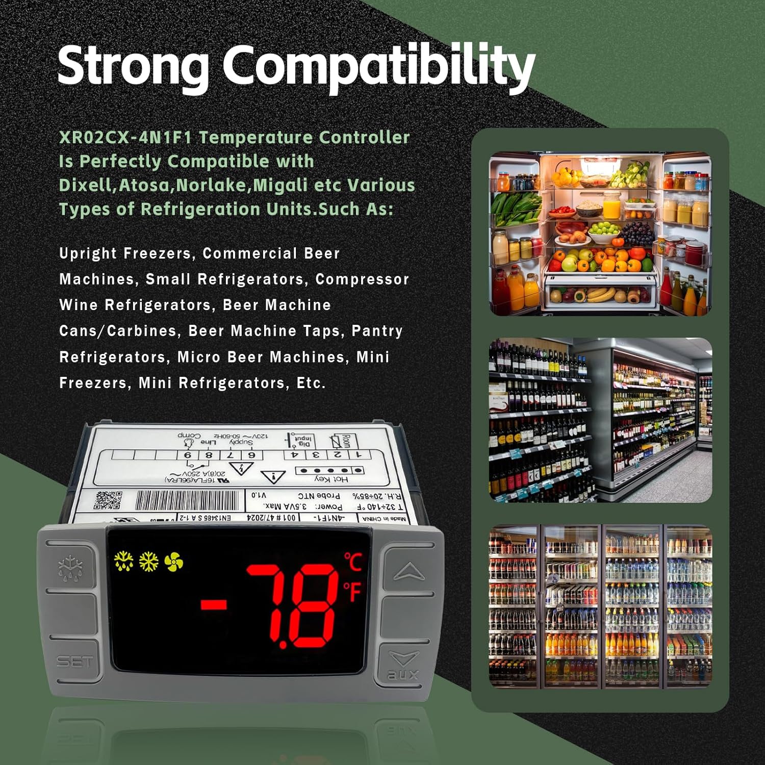 Versatile CHAOHAI Refrigerator Controller for Wide-Ranging Refrigeration Needs