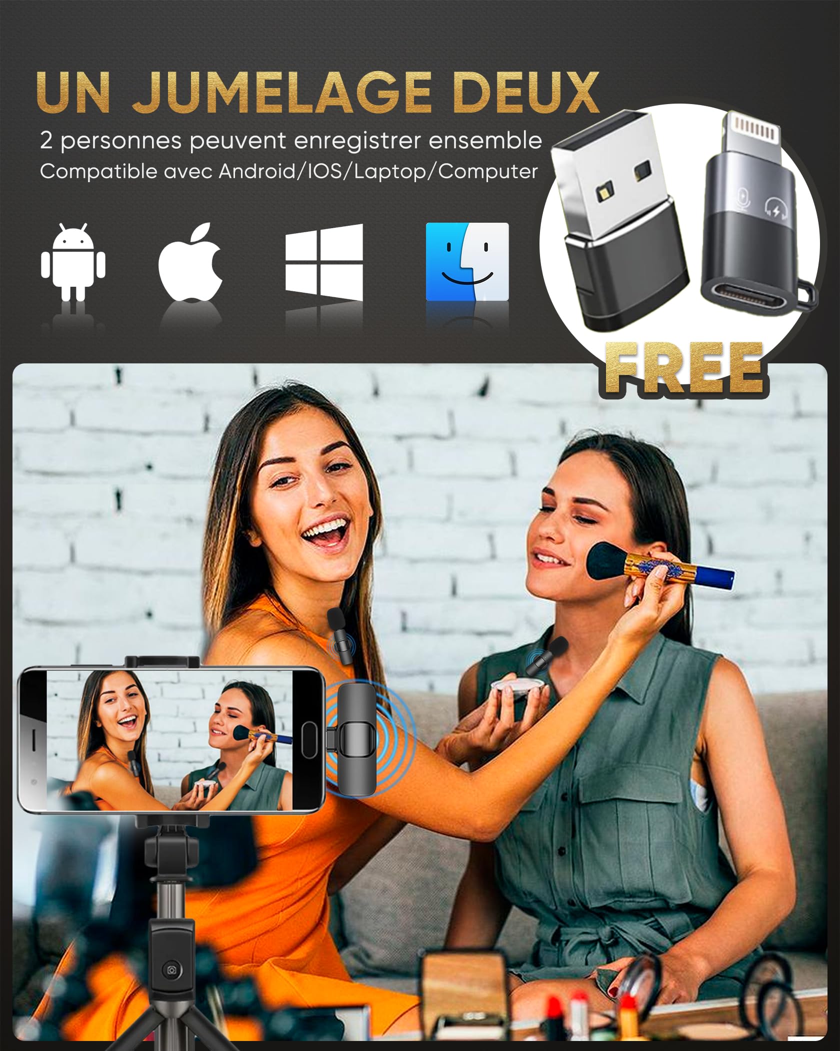 Draadloze microfoons - Microfoon voor video-opname