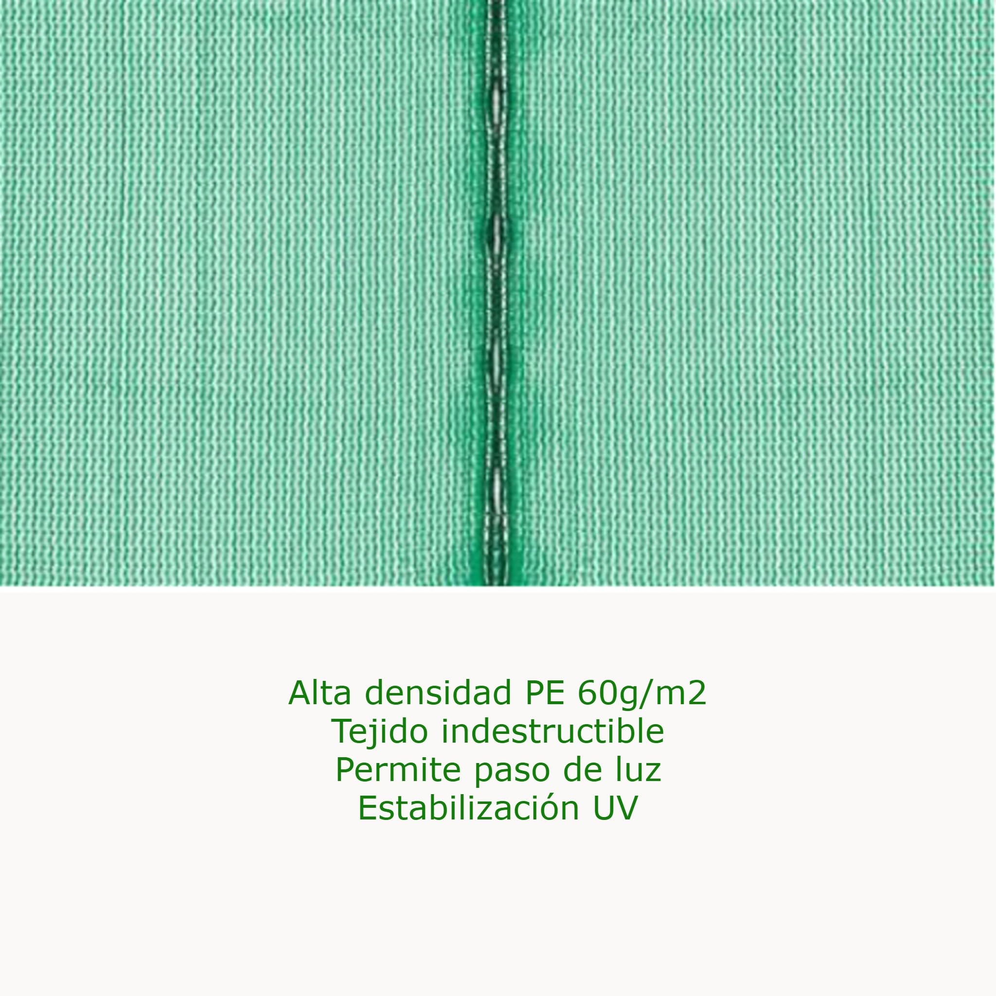 Malla de protección de fachadas en obras para evitar caída de escombros de balcones y andamios – Polietileno tejido Alta densidad 60 g/m2-Otros Usos en jardín y agricultura (Verde - 3 x 20 metros)
