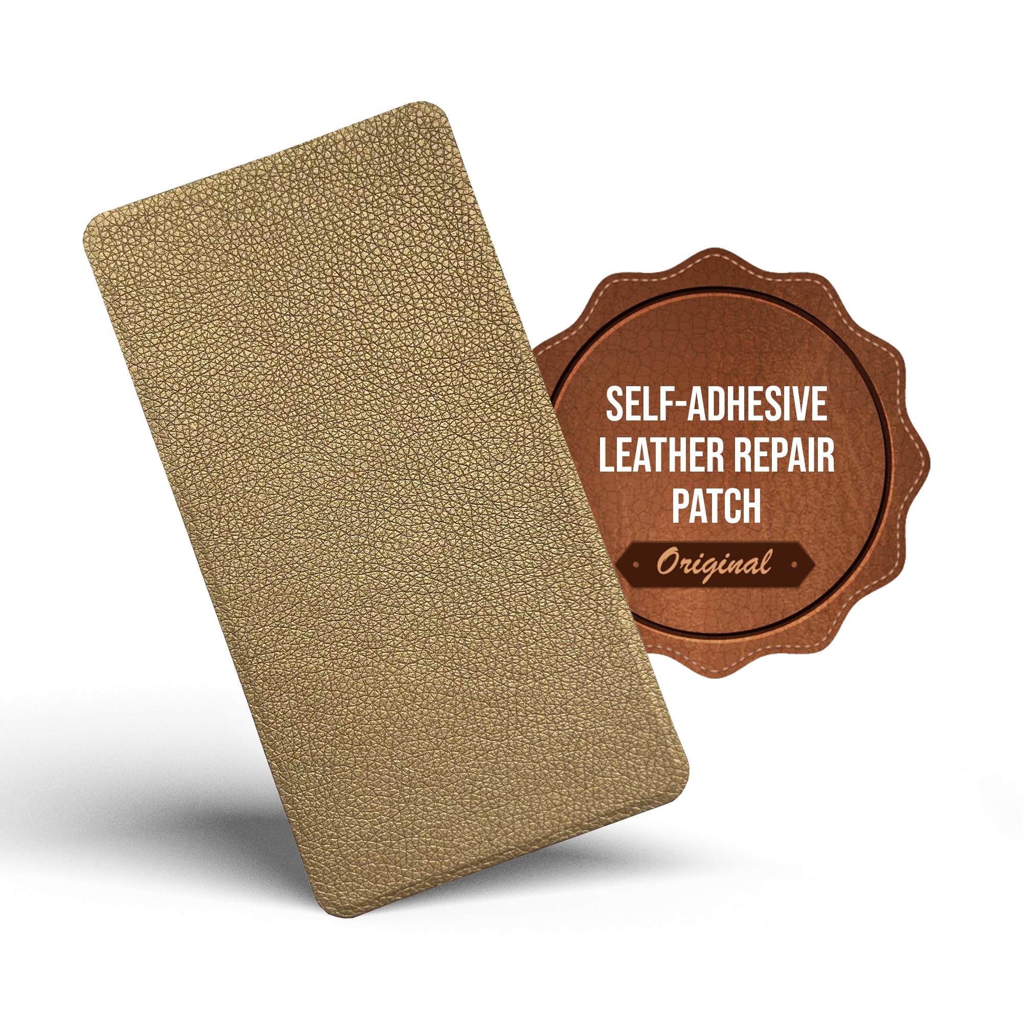 MastaPlasta Parche Autoadhesivo Premium para Reparación Instantánea de Cuero y Otros Tejidos. MARRÓN Medio. 20cm x 10cm. Primeros Auxilios para sofás, Asientos de Coche, Bolsos, Chaquetas — view 9