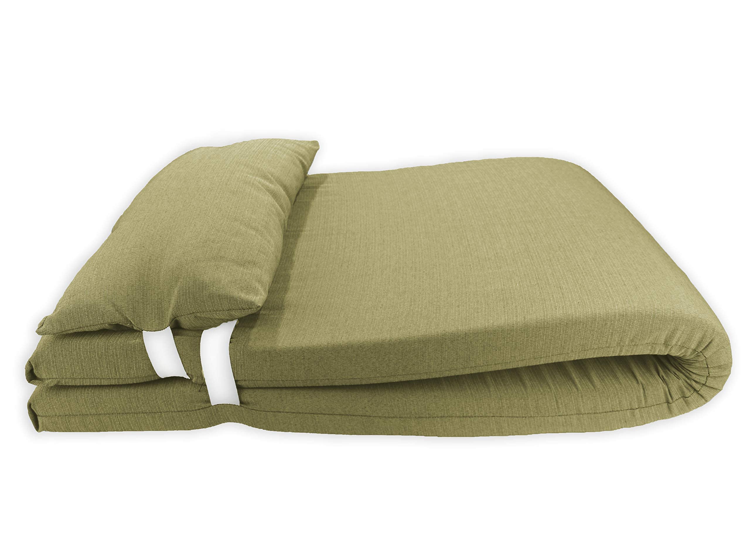 Colchón para Tumbona con Cojín. Cojín 180x60x6 Desenfundable, Cómodo y Elegante. Ideal para Jardín, Piscina, Playa, Terraza y Balcón. (Arena, 1)