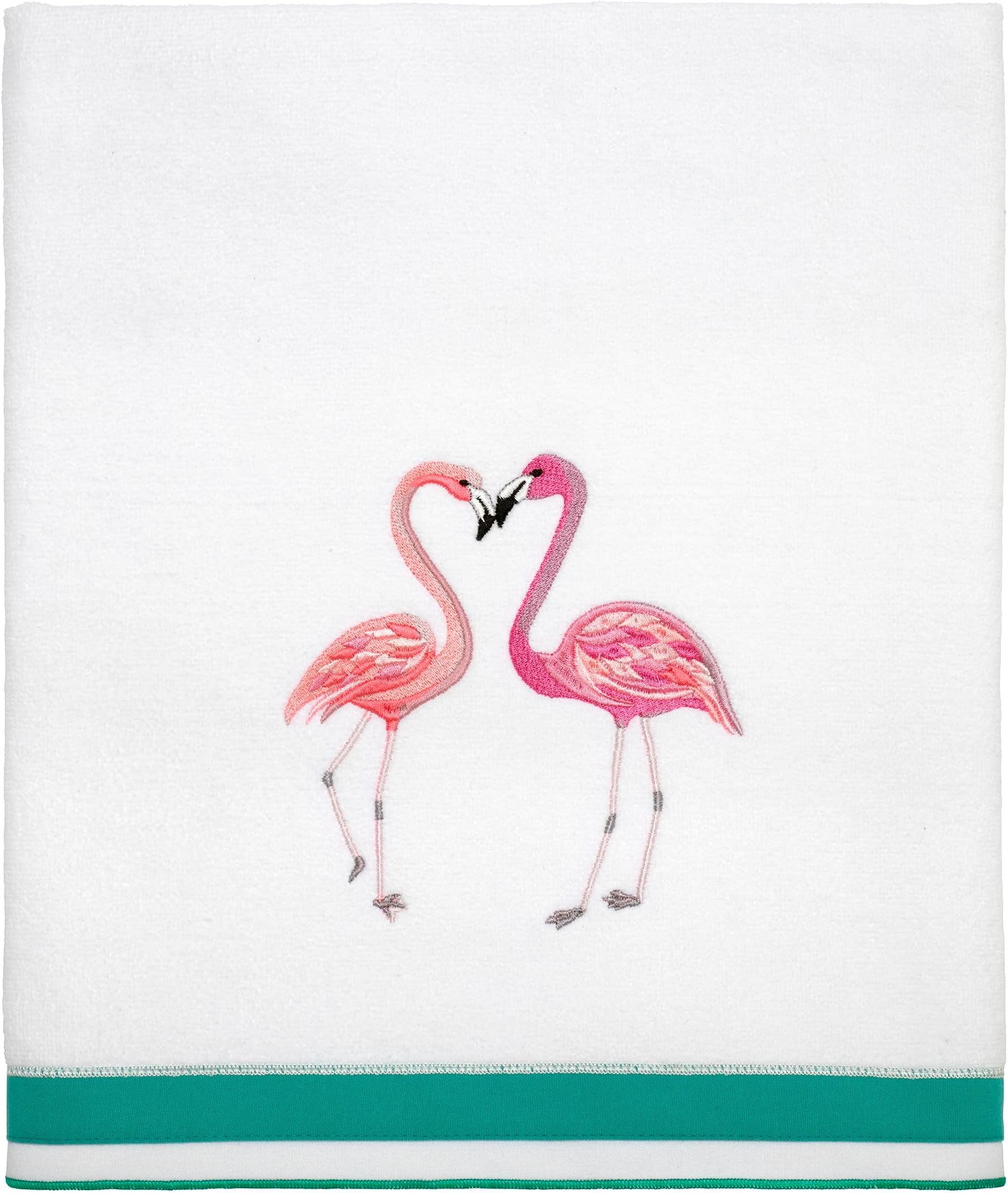 Flamingo linen washbag 30x18cm