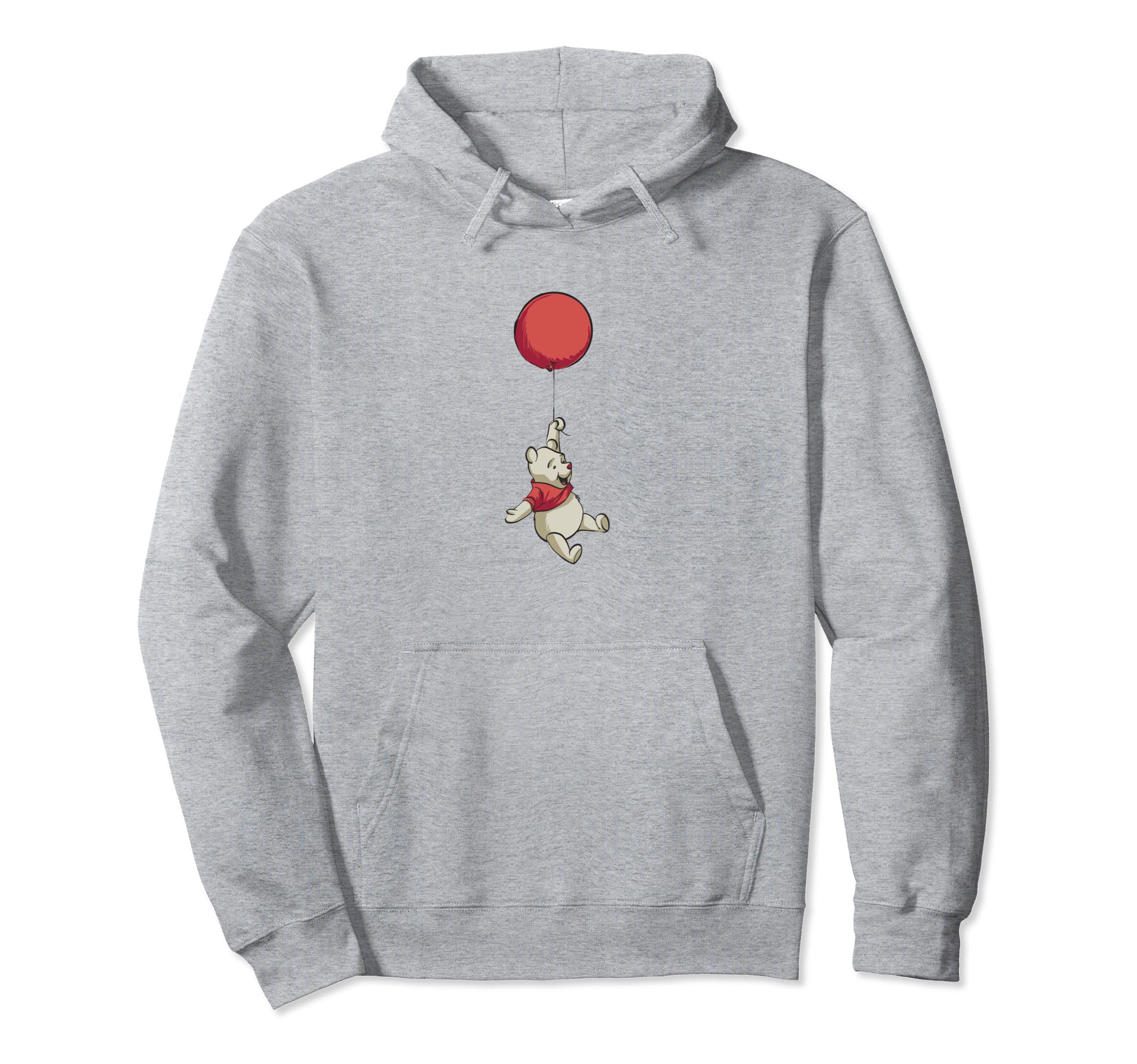 Sweat Winnie l'Ourson Disney à capuche avec ballon rouge - 2