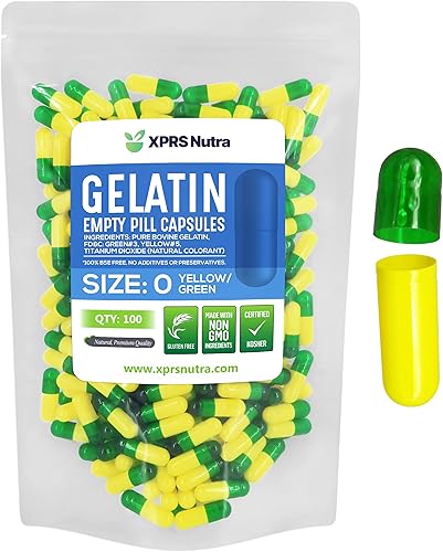 Miniatura 69 de XPRS Nutra Cápsulas vacías de tamaño 0, 5000 cápsulas de gelatina vacías - Cápsulas de píldoras vacías expresas - Relleno de cápsulas de bricolaje