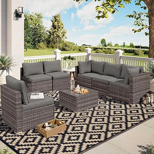 Miniatura 18 de SAND MINE - Alfombras reversibles, alfombra de pajillas de plástico, alfombra de área moderna, alfombra grande para suelo y exteriores, vehículos