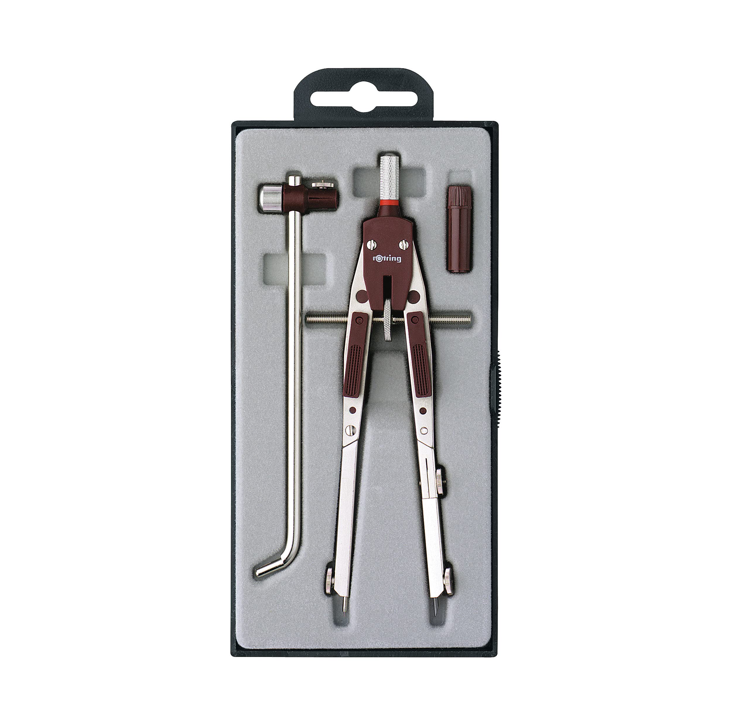 Rotring Centro Giant Bow Rapid Adjustment Compass With Extension