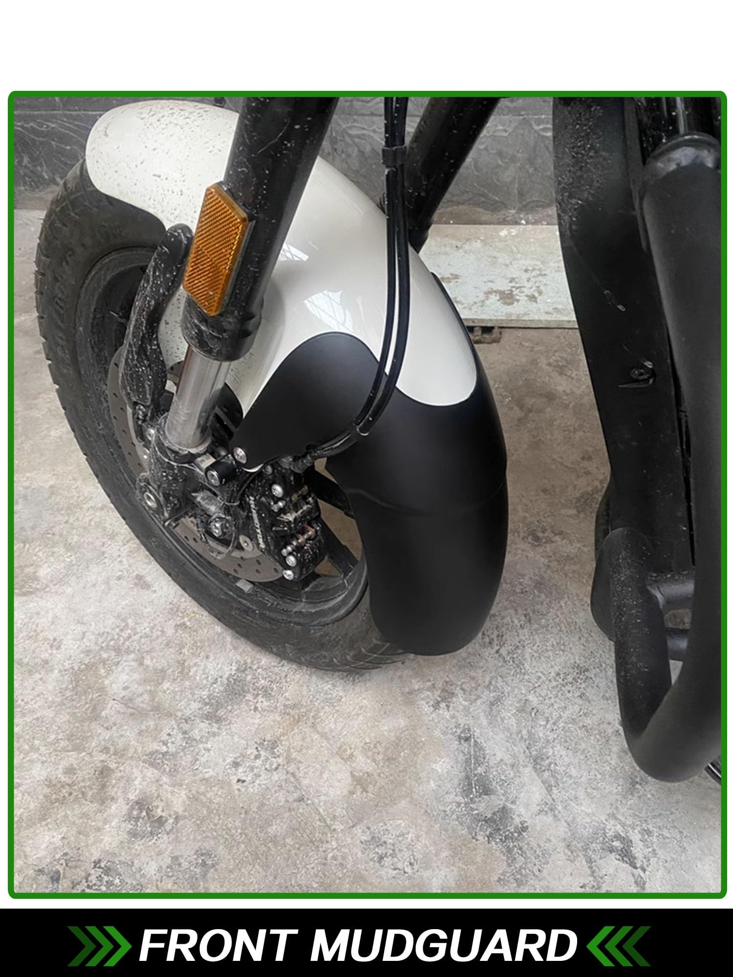 Parafango Anteriore Per QJMOTO SRV250 SRV 250 Moto Refit Allunga Fender Liquami Scudo