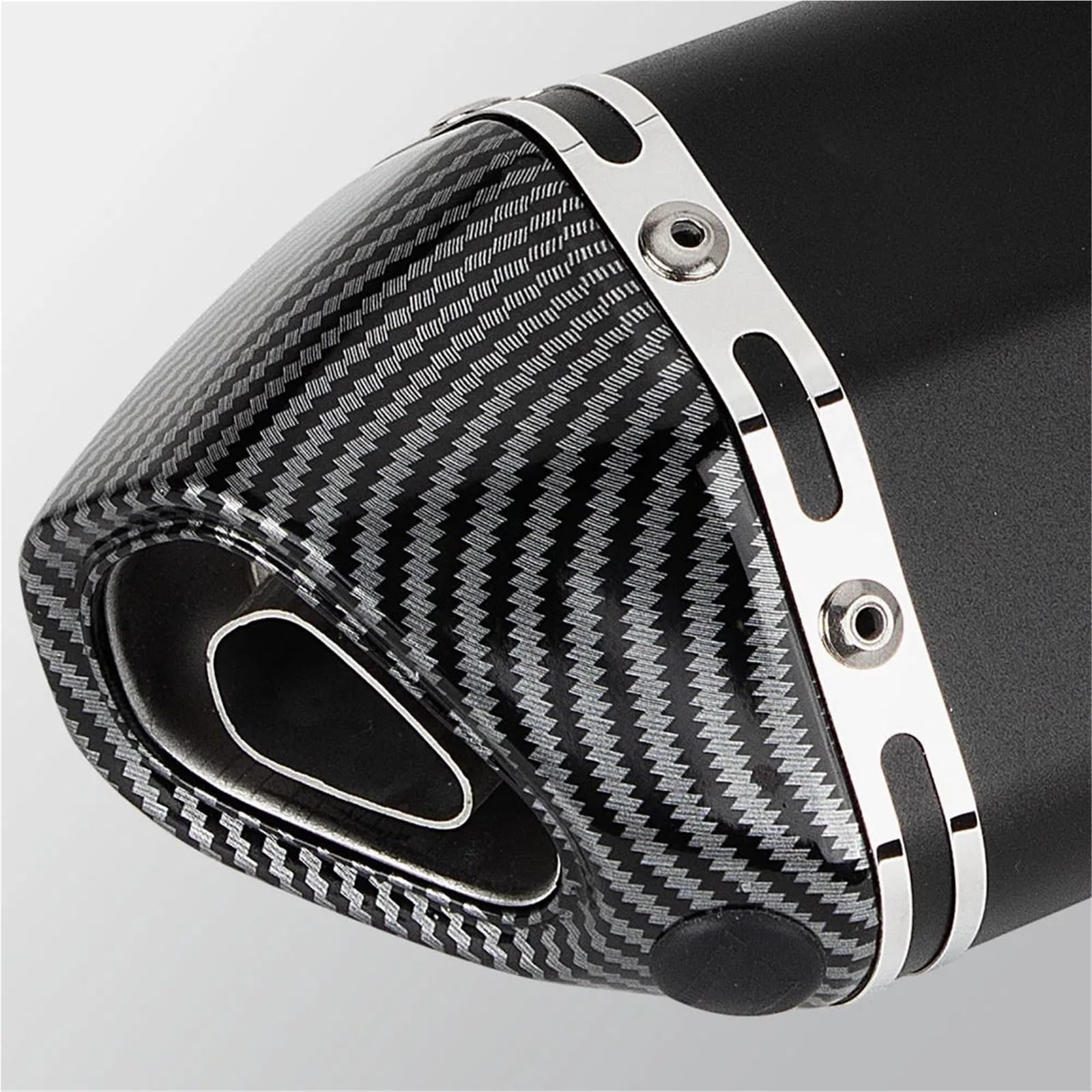 Motorrad-Auspuff Universal Slip on Für Zontes ZT125 ZT 125 U1 G1 Z1 Z2 2021-2025 Volle System Verteiler Verbinden Hexagonal Schalldämpfer Mit DB Killer Motorrad-Auspuff Slip On(D Full BK)