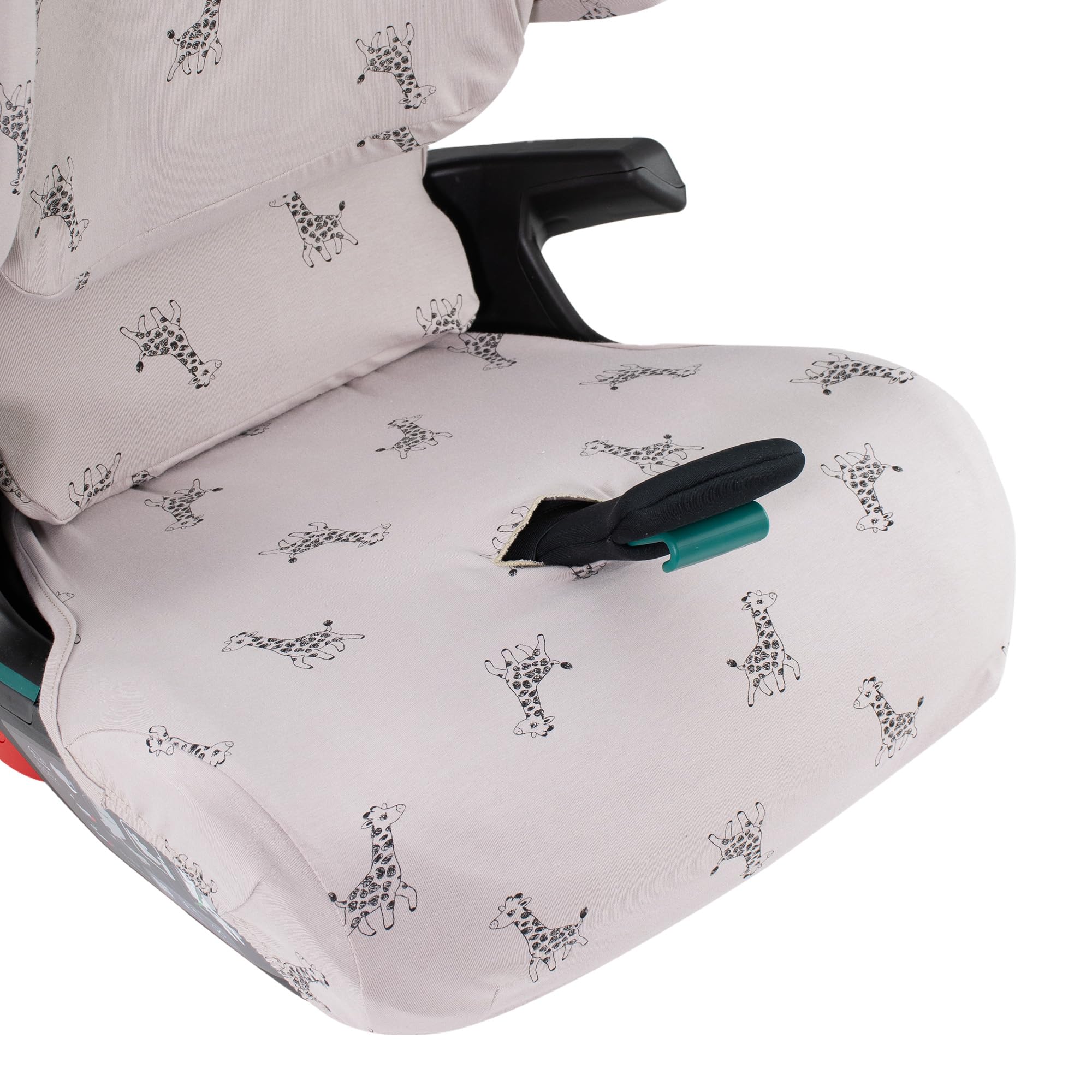 JYOKO KIDS Schutzhülle kompatibel mit Romer Kidfix (Romer Kidfix I-SIZE, Giraffe)