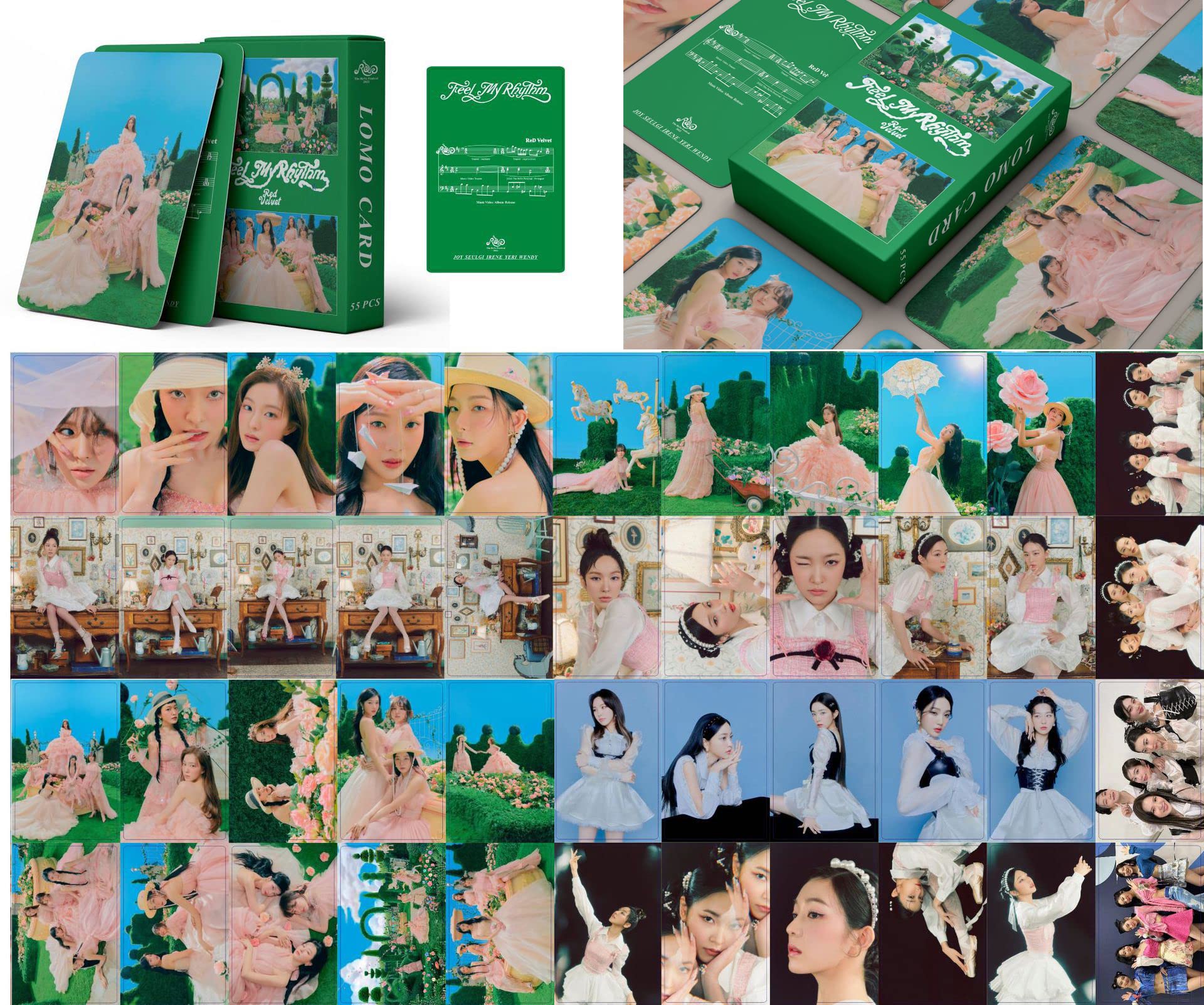 Amazon.co.jp: Red Velvet LOMOカード 54枚 PHOTO CARD SET メンバー 