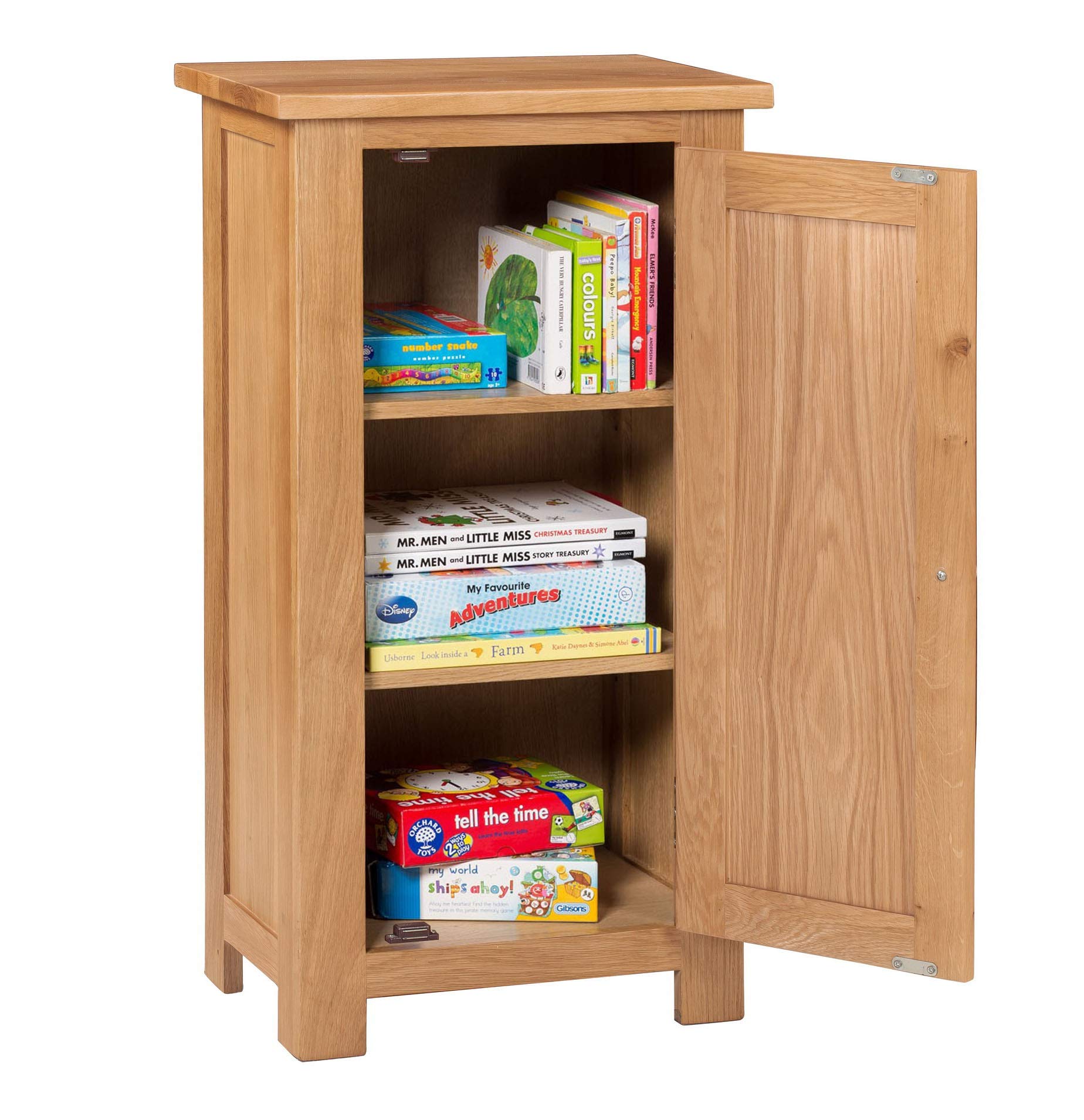 Waverly Oak Small Storage Cupboard with Adjustable Shelving in Light