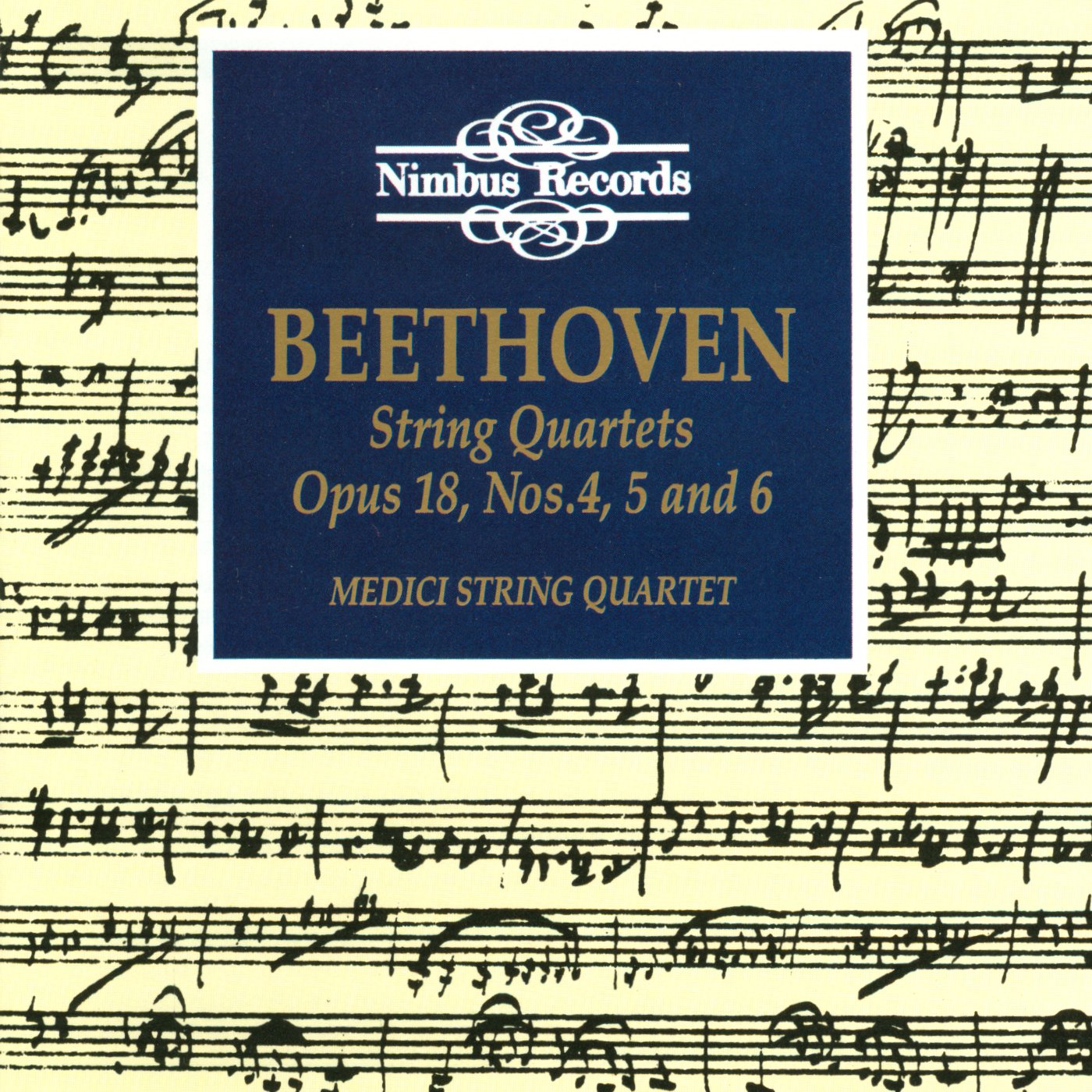 String Quartet Op 18 4,5,6 [Audio CD] Beethoven