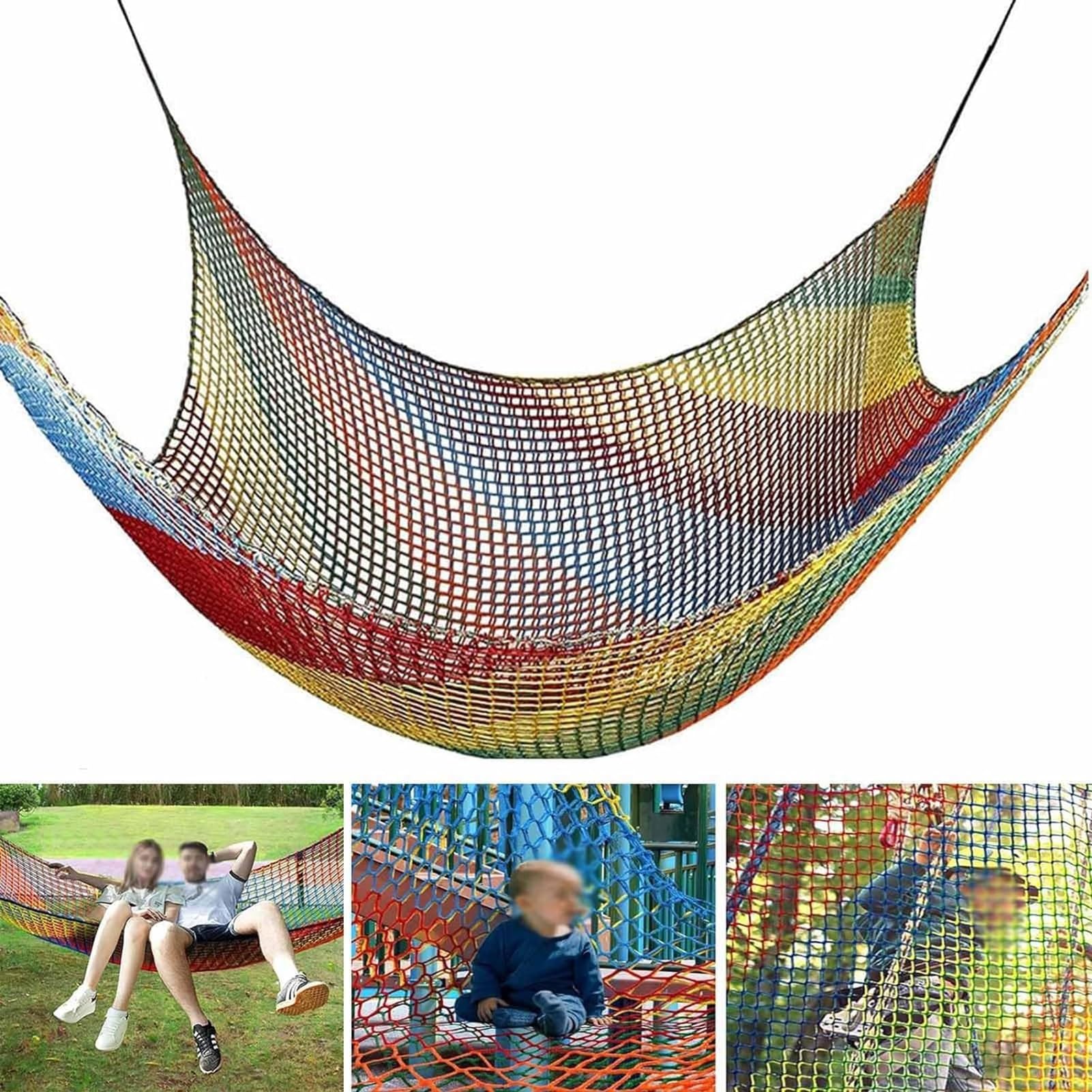 Red de Remolque, Red Anticaída para Barandilla de Paisaje, Red de Balcón, Valla de Juegos Trenzada Sin Nudos, Personalizable ZLRBN(2x3m/7x10ft)