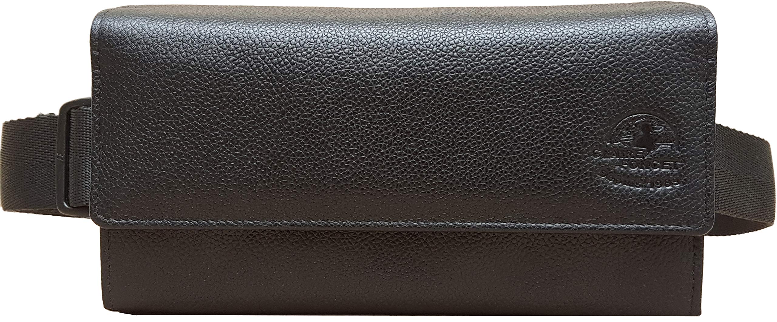 Sacoche Cuir sans Monnayeur Euro – Portefeuille Serveur Restauration – Pochette Caisse Billets Fermeture Aimant