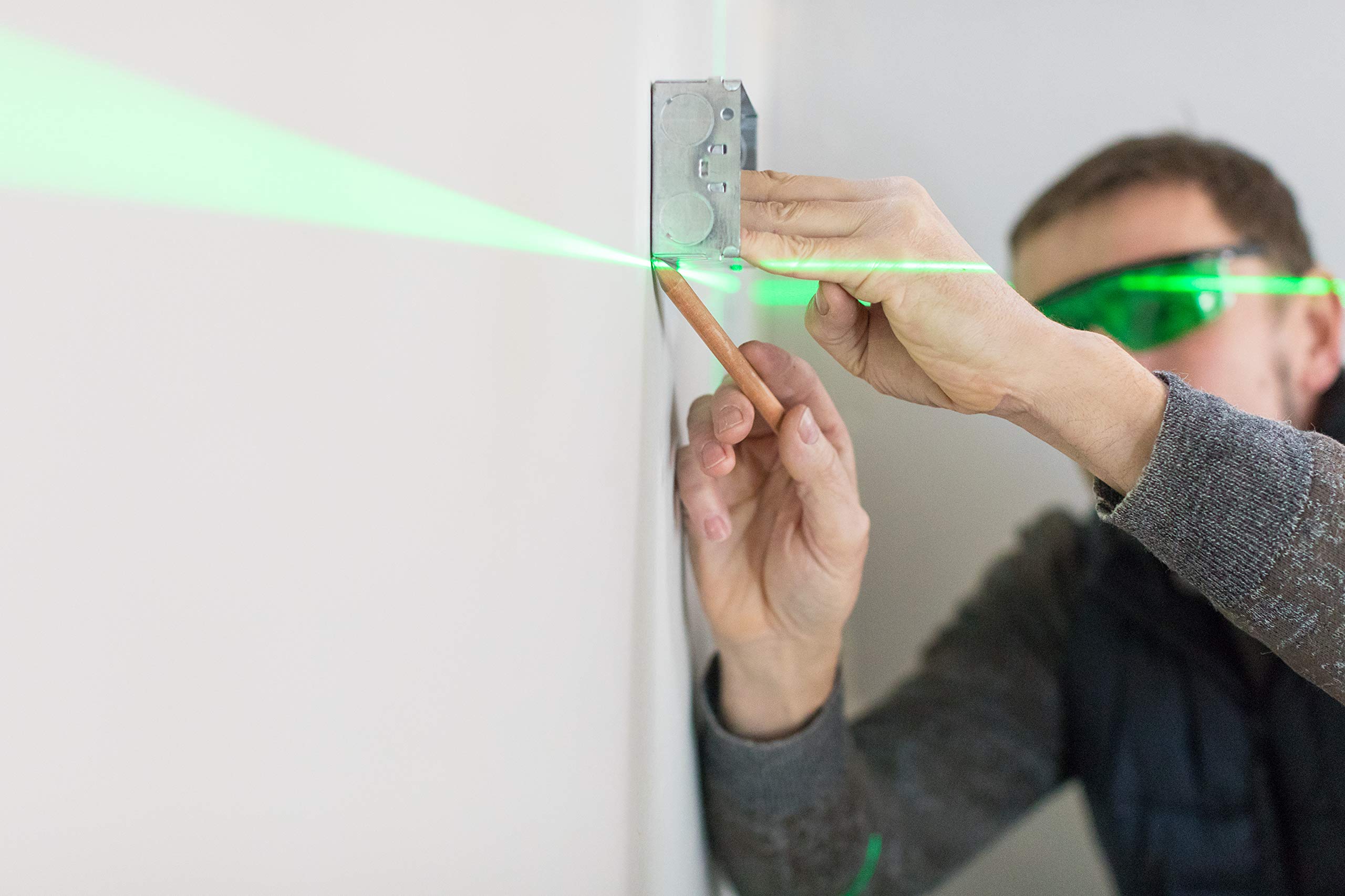 STANLEY FATMAX ‎FMHT77597-1 LIVELLA LASER A CROCE + 2 PUNTI FATMAX® SCGi-P2 - RAGGIO VERDE