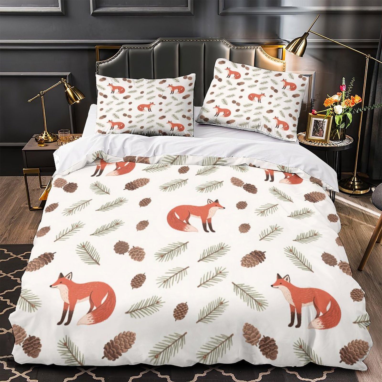Parure de lit forêt et renard pour chambre d'enfant pour créer un espace nuit cocooning