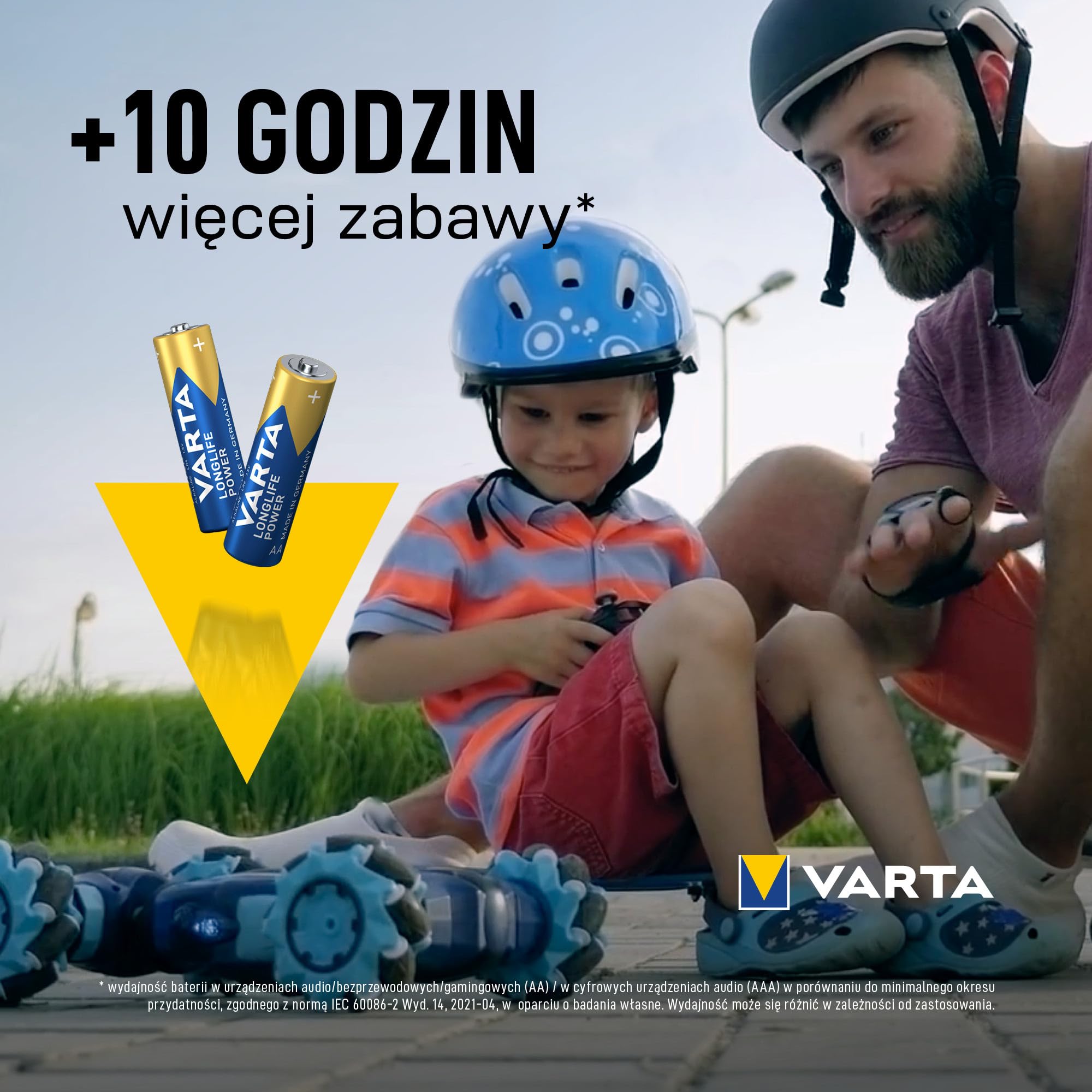 VARTA Longlife Power, bateria alkaliczna, AA, Mignon, LR6, 1,5V, opakowanie 10+10szt., Made in Germany | AA LR6, Made in Germany, bateria do 10 lat, do konsoli do gier, szczoteczki do zębów, myszy lub kontrolera