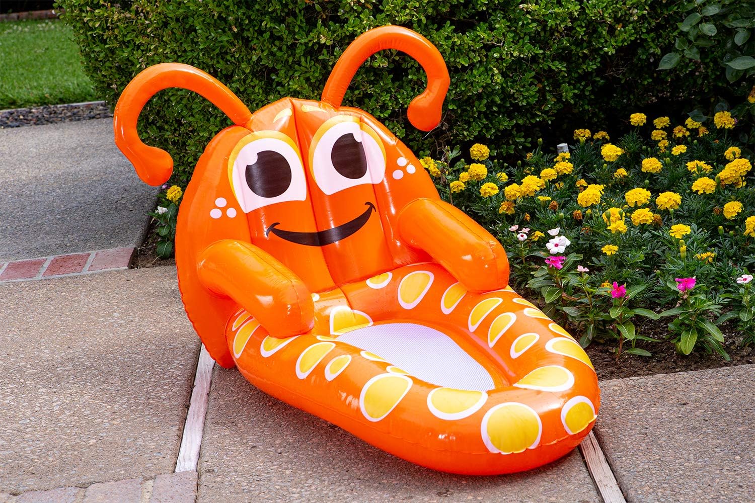 Poolmaster Waterbug Lounge Jr. Inflatable Swimming Pool Float Large