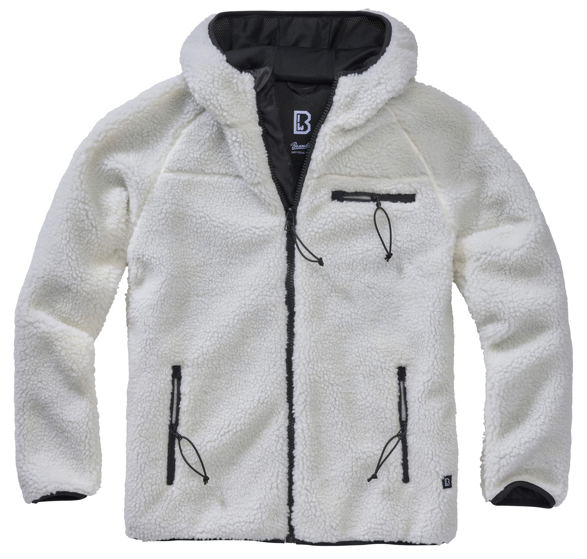 Brandit Teddyfleece Worker Jacket, color: white, size: 4XL