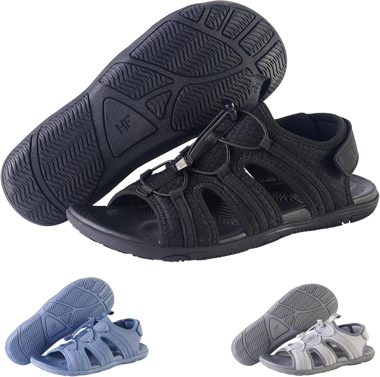 Hike Footwear HF BareSandals I – Barefoot Sandals for Men & Women, Minimalist Walking Shoes With Arch Support, Zero-Drop Sole, Lightweight Flexible Summer Daily Footwear