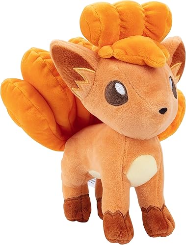 Miniatura 3 de Pokemon Vulpix - Peluche de 8 pulgadas, con licencia oficial, figura de generación uno, auténtico juguete de peluche suave, regalo de Navidad para