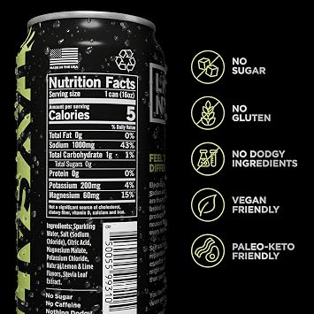 LMNT Sparkling Electrolyte Drink - Citrus Salt | 12 Count
