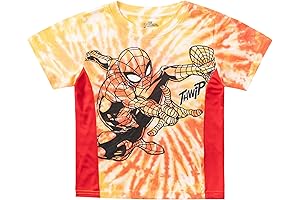 Marvel Spider-Man Tie-Dye Short-Sleeve T-shirt for Kids