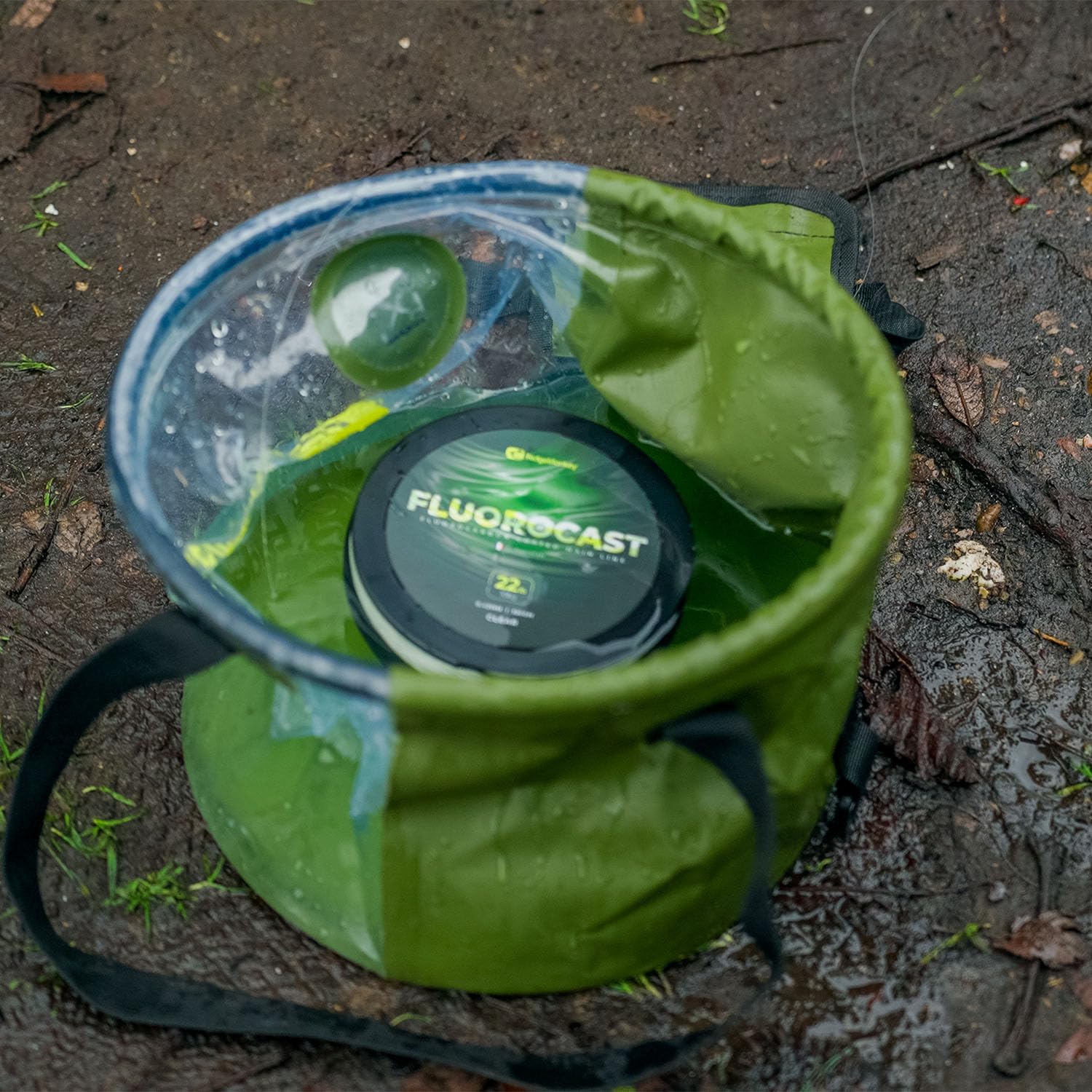Ridgemonkey FluoroCast Hauptschnur, fluorobeschichtet, 10 kg, 0,42 mm, 1000 m, transparent