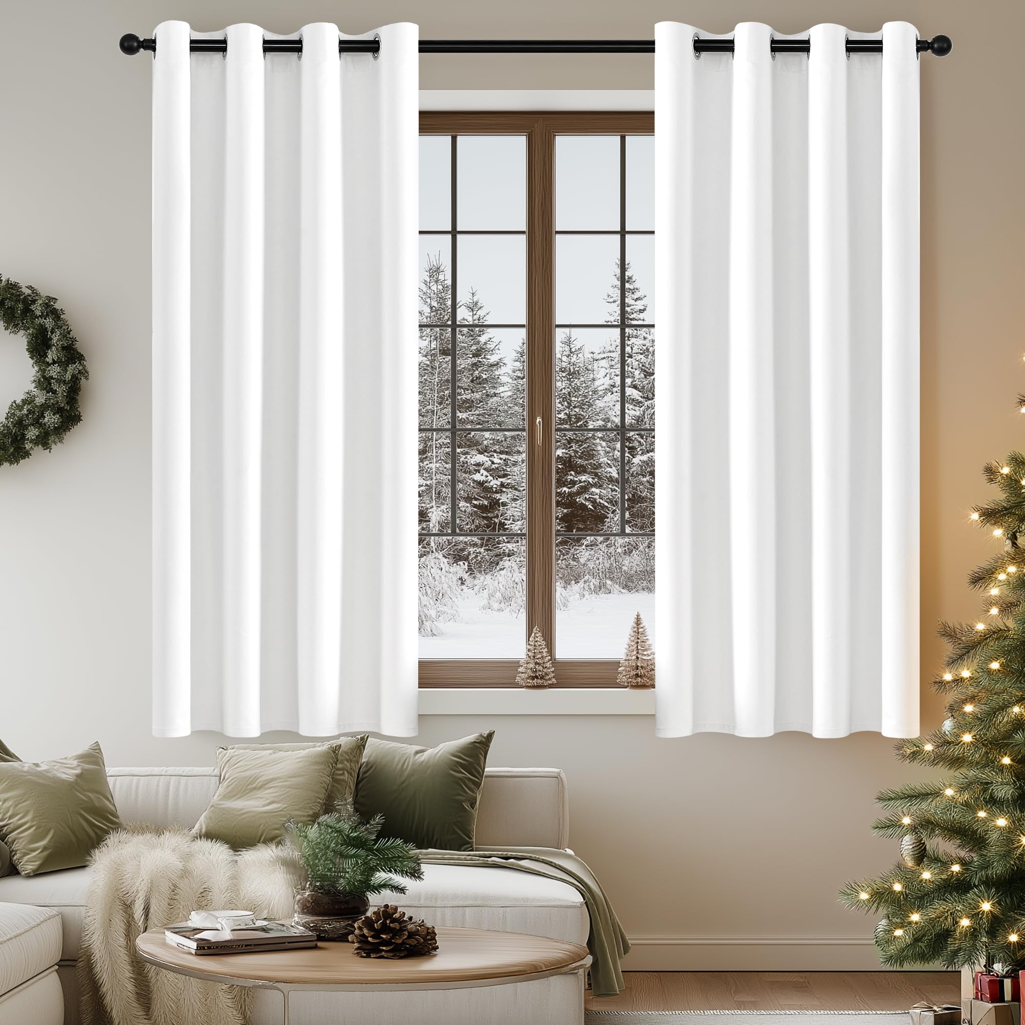chrisdowa grommet blackout curtains