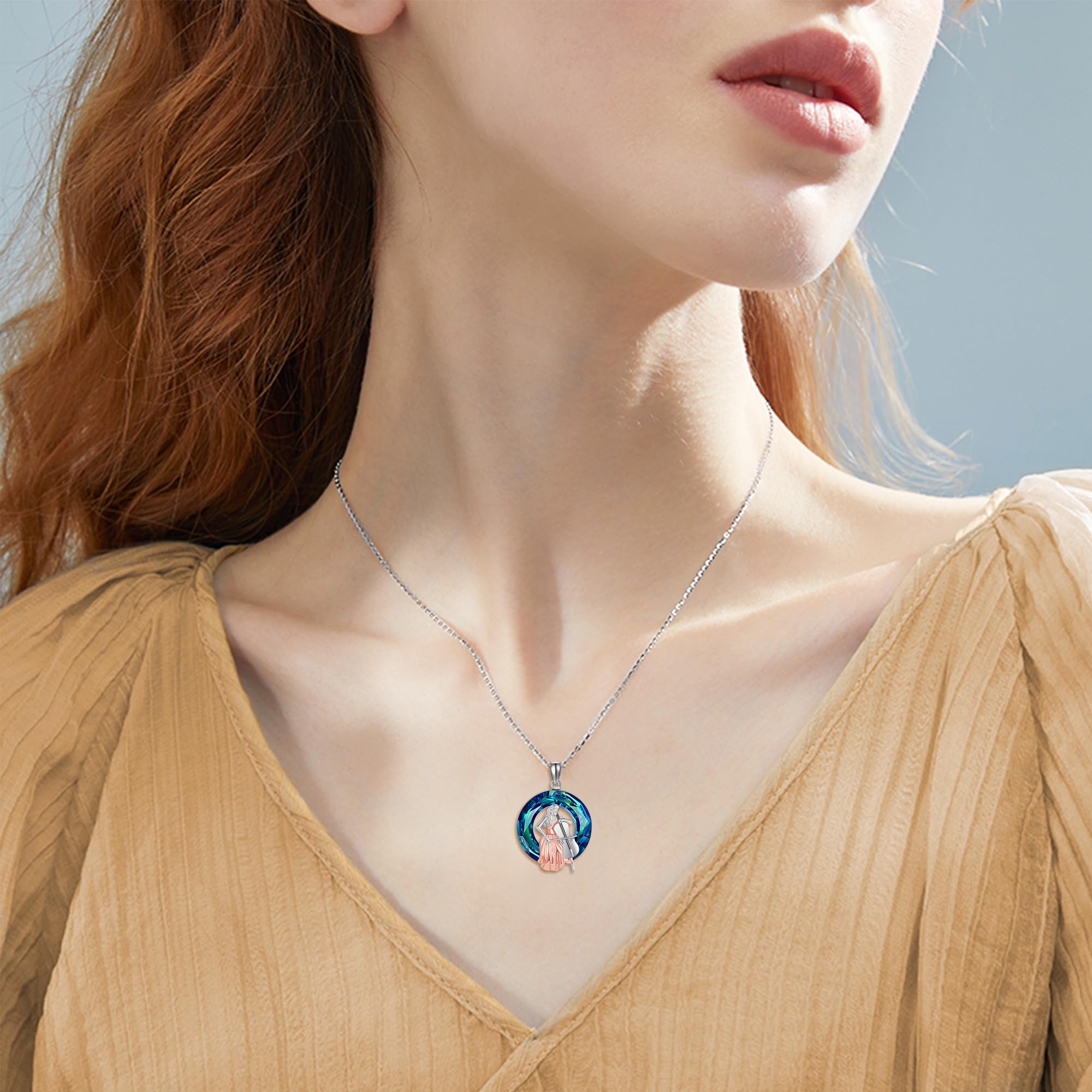 Collar musical de plata de ley con colgante de violonchelo de cristal, joyería musical, regalo para mujer