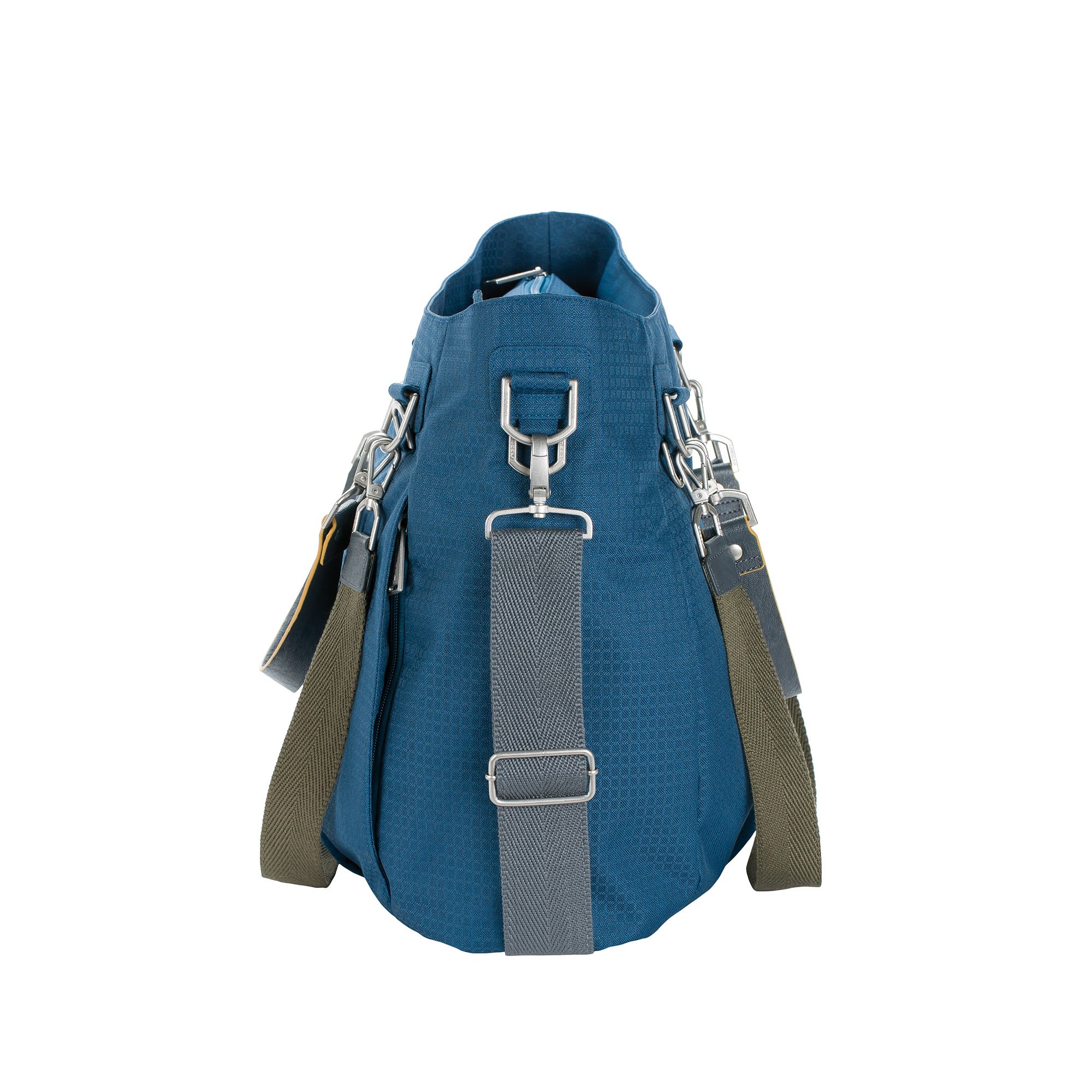 LÄSSIG Baby Wickeltasche Babytasche Kliniktasche, inkl. Wickelzubehör, Green Label Mix 'n Match Bag, ocean