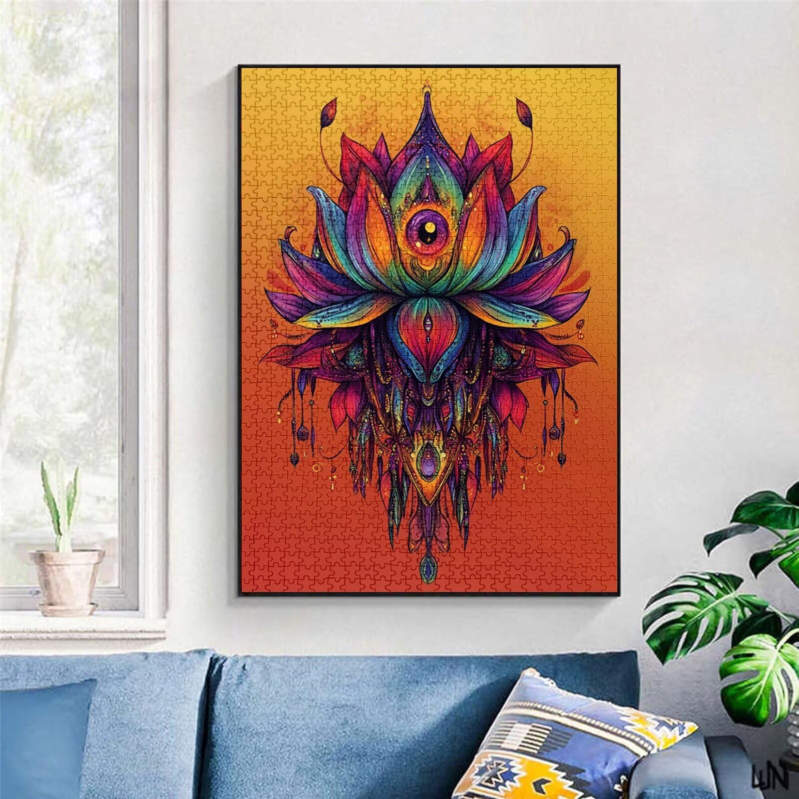Puzzle 5000 Pezzi, 3 4 5 Anni Puzzle Colore 6 7 8 Anni Giochi Educativi Sostenibili Con Motivi Per Adulti Da Gioco in Legno Di Alta Qualità Jigsaw Fiore per Gioco Familiare, 2026 Regalo Natale H-1817