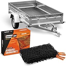 Upgrade4cars Trailer Net Stretchable 1-2 x 2-3 m Transport Net for Load Securing Trailer Net Elastic 2 x 3 m