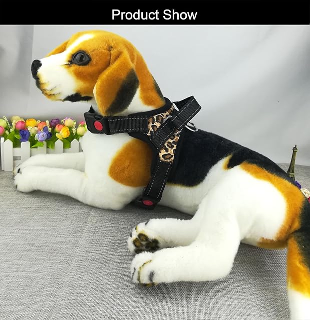 Foto 2 de 7 de Newtensina Moda reflexivo Perro arnes Grande Respirable Malla de Nylon arnes para Medio Perro Grande Perro